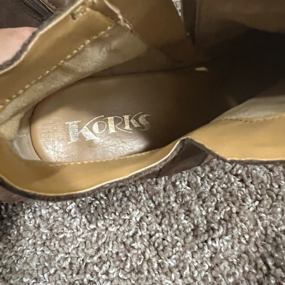 Korks Thyone leather size 8.5M booties - Picture 6 of 9